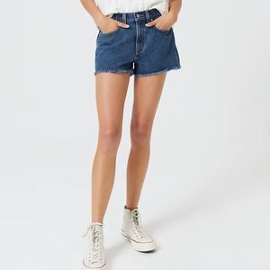 Sunday Best Aritzia Stan Cut Off Denim Shorts
